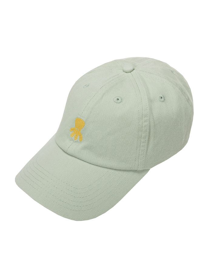 GORRA SUNSET LOGO VERDE AGUA DELAVÉ