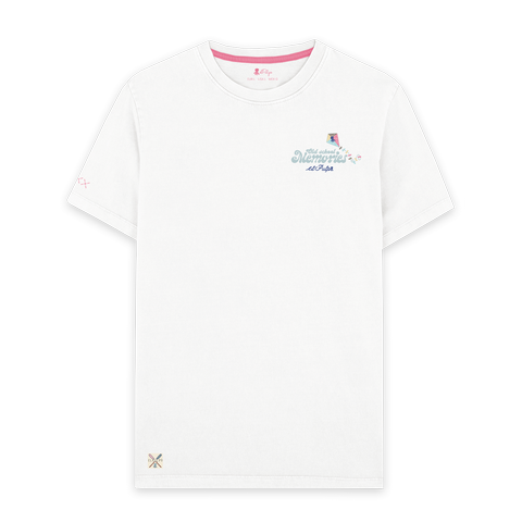 CAMISETA OLD SCHOOL MEMORIES ELPULPO BLANCO PURO