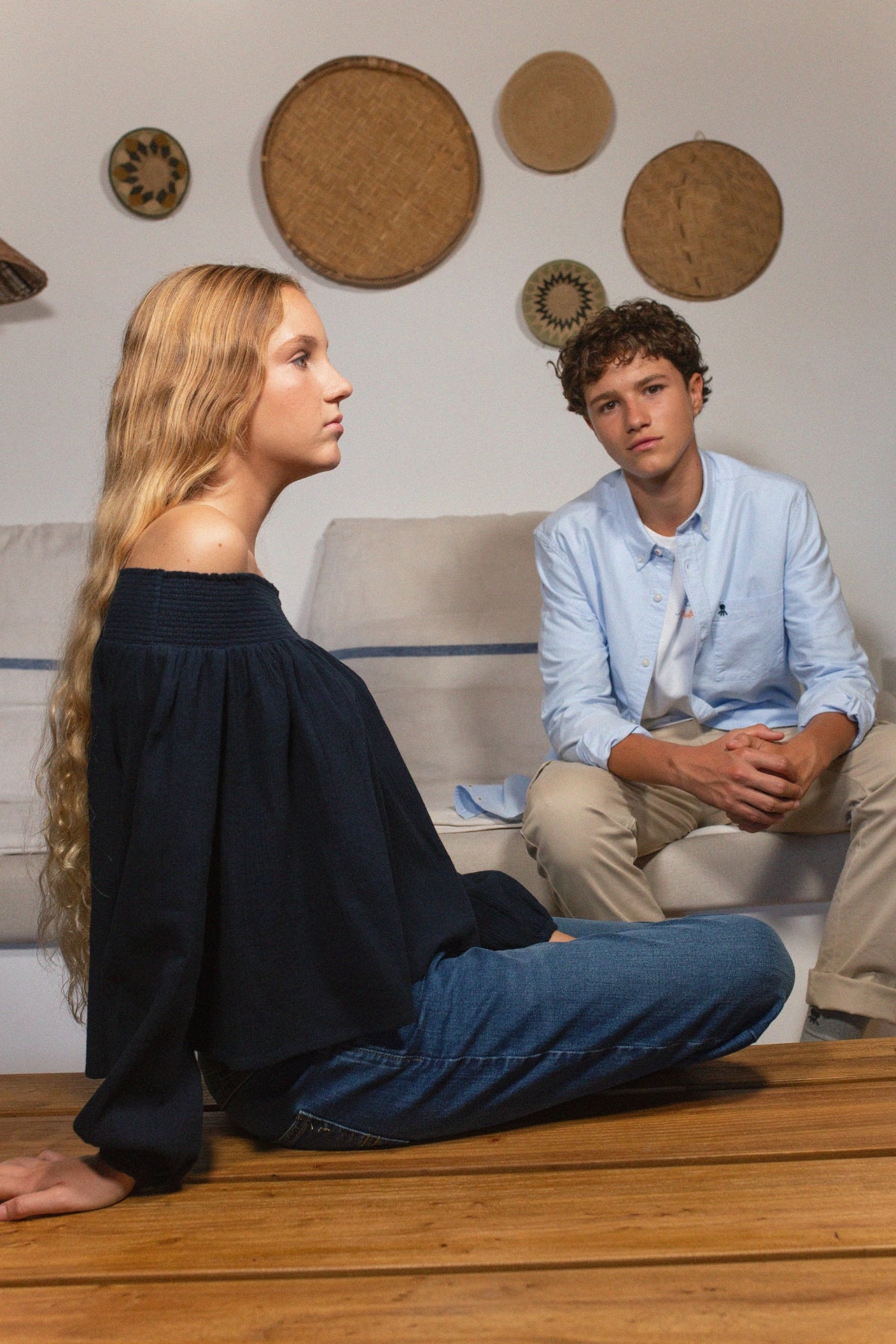 TOP TEEN BANDEAU AZUL MARINO