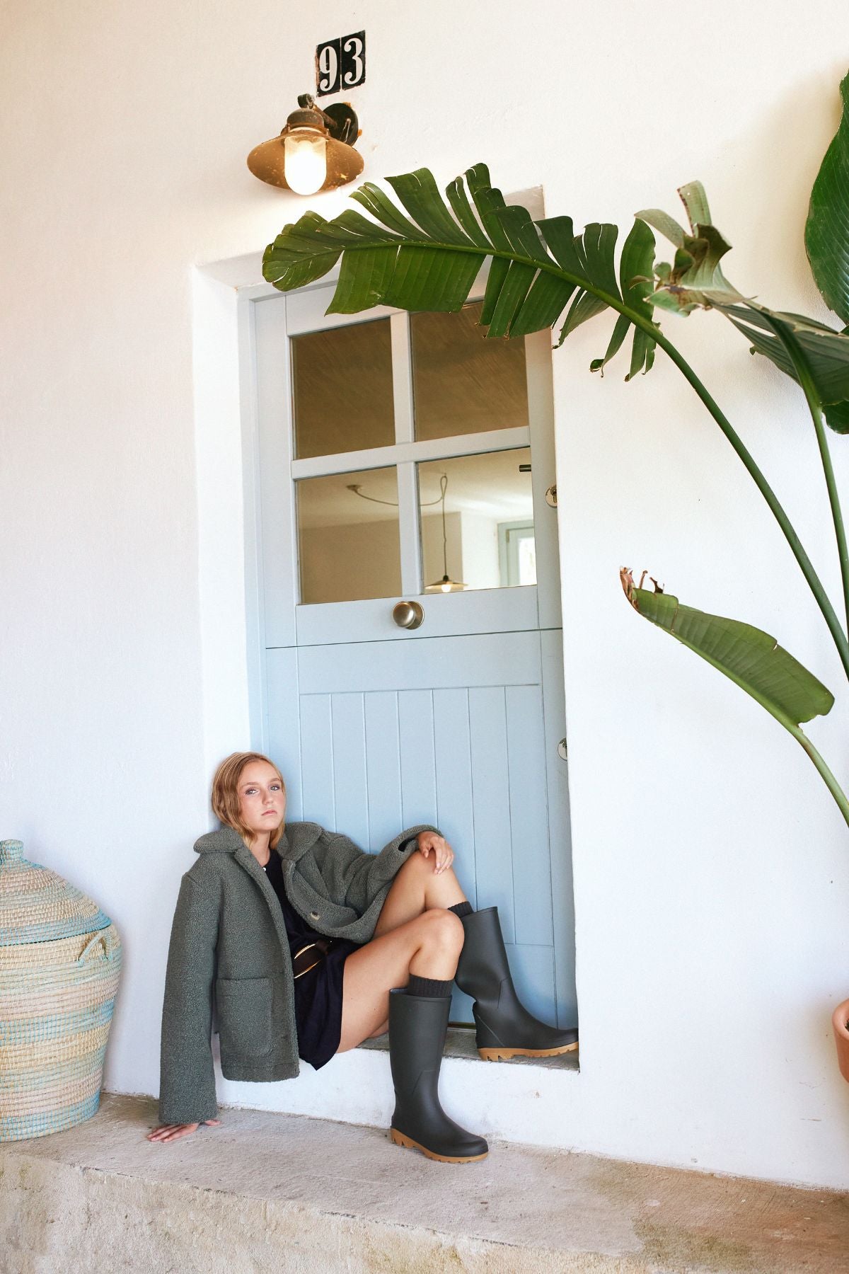 ABRIGO TEEN BORREGUILLO VERDE MILITAR