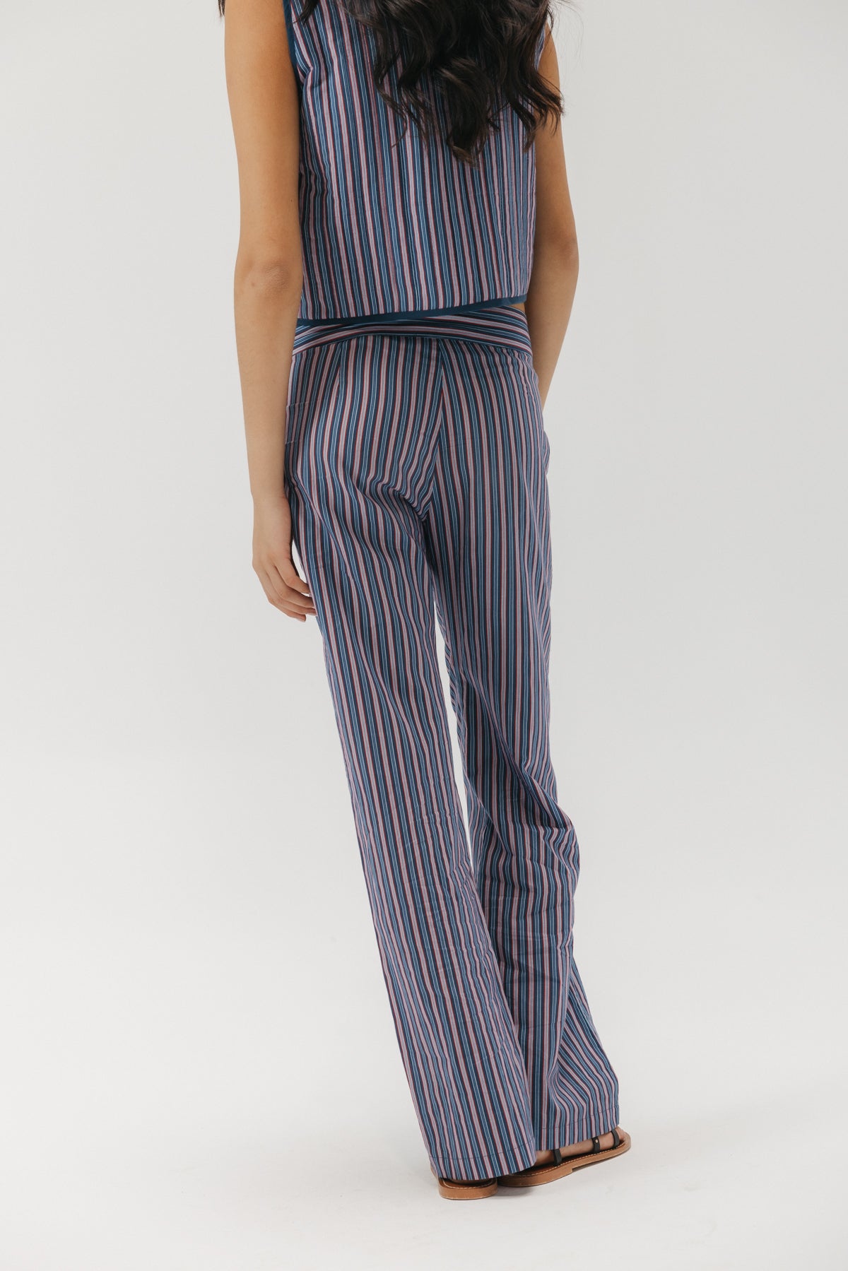 PANTALÓN TEEN CULOTTE RAYAS MULTICOLOR