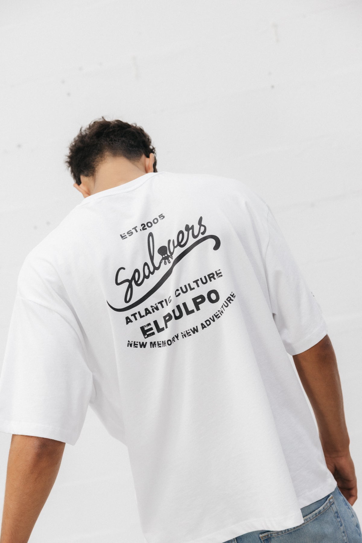 CAMISETA UNISEX ATLANTIC CULTURE BLANCO PURO