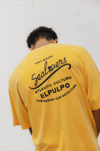 Camiseta unisex Atlantic Culture mostaza