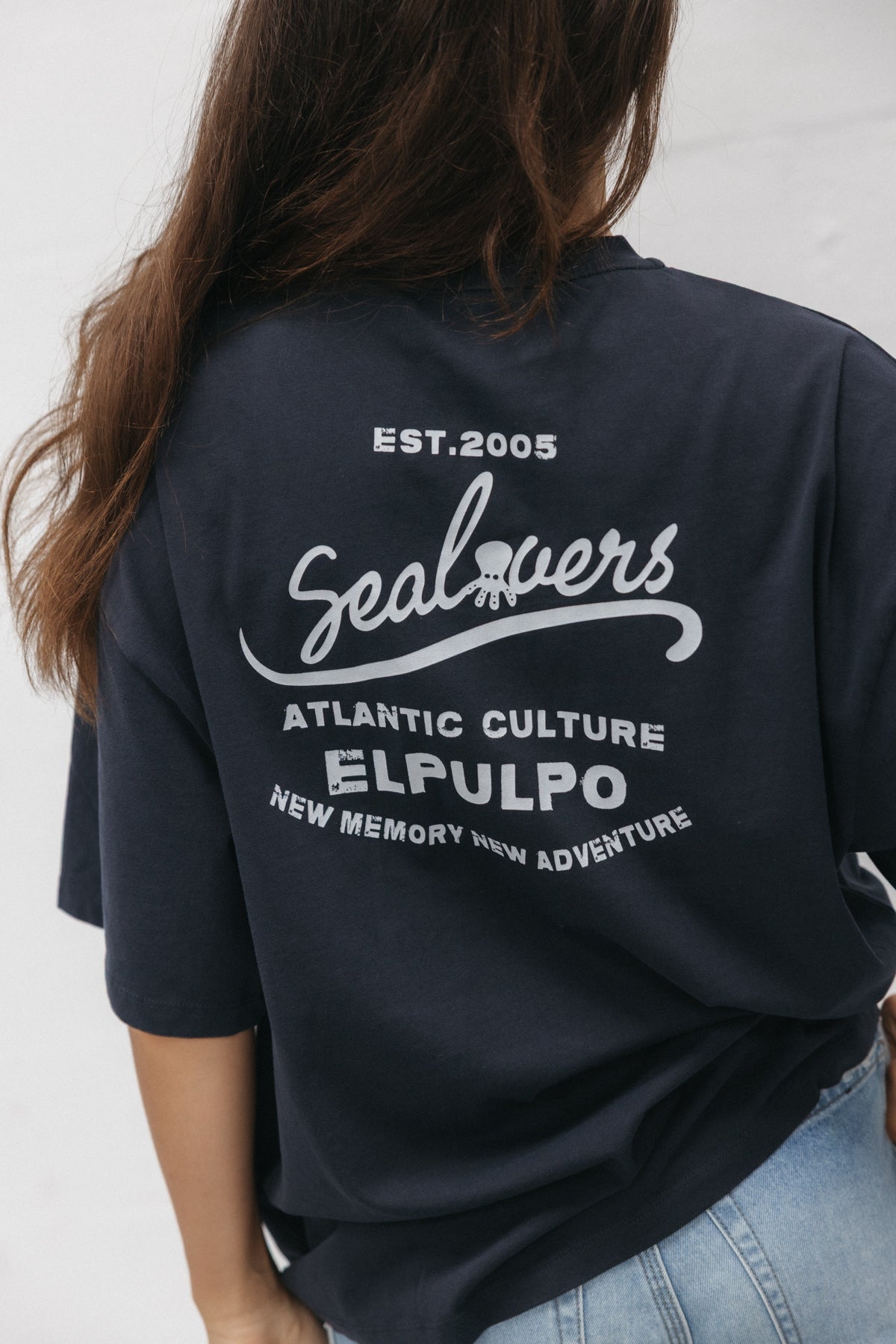 CAMISETA UNISEX ATLANTIC CULTURE AZUL MARINO DELAVÉ