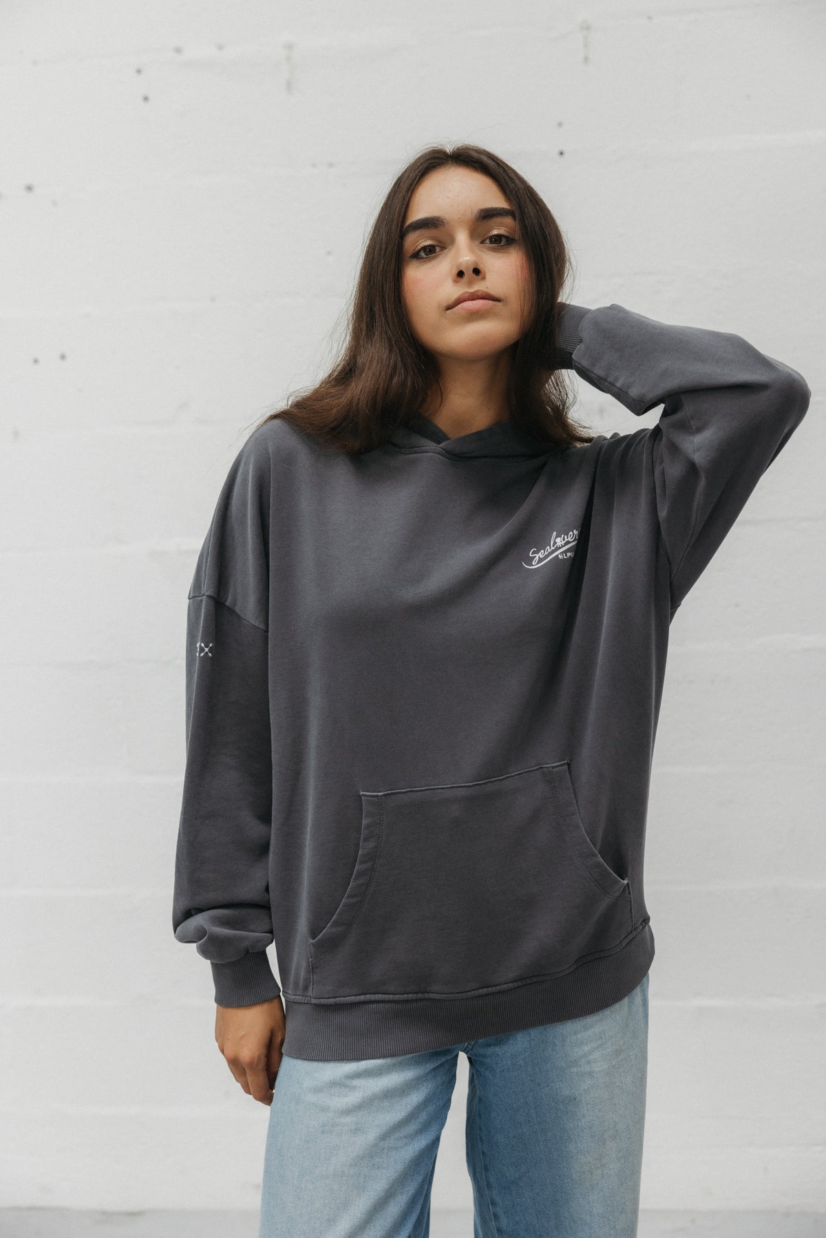 SUDADERA CAPUCHA UNISEX ATLANTIC CULTURE ANTRACITA