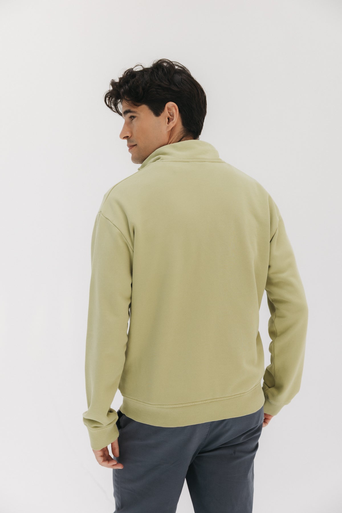 SUDADERA PERKINS BOLSILLO TALLÍN VERDE KHAKI