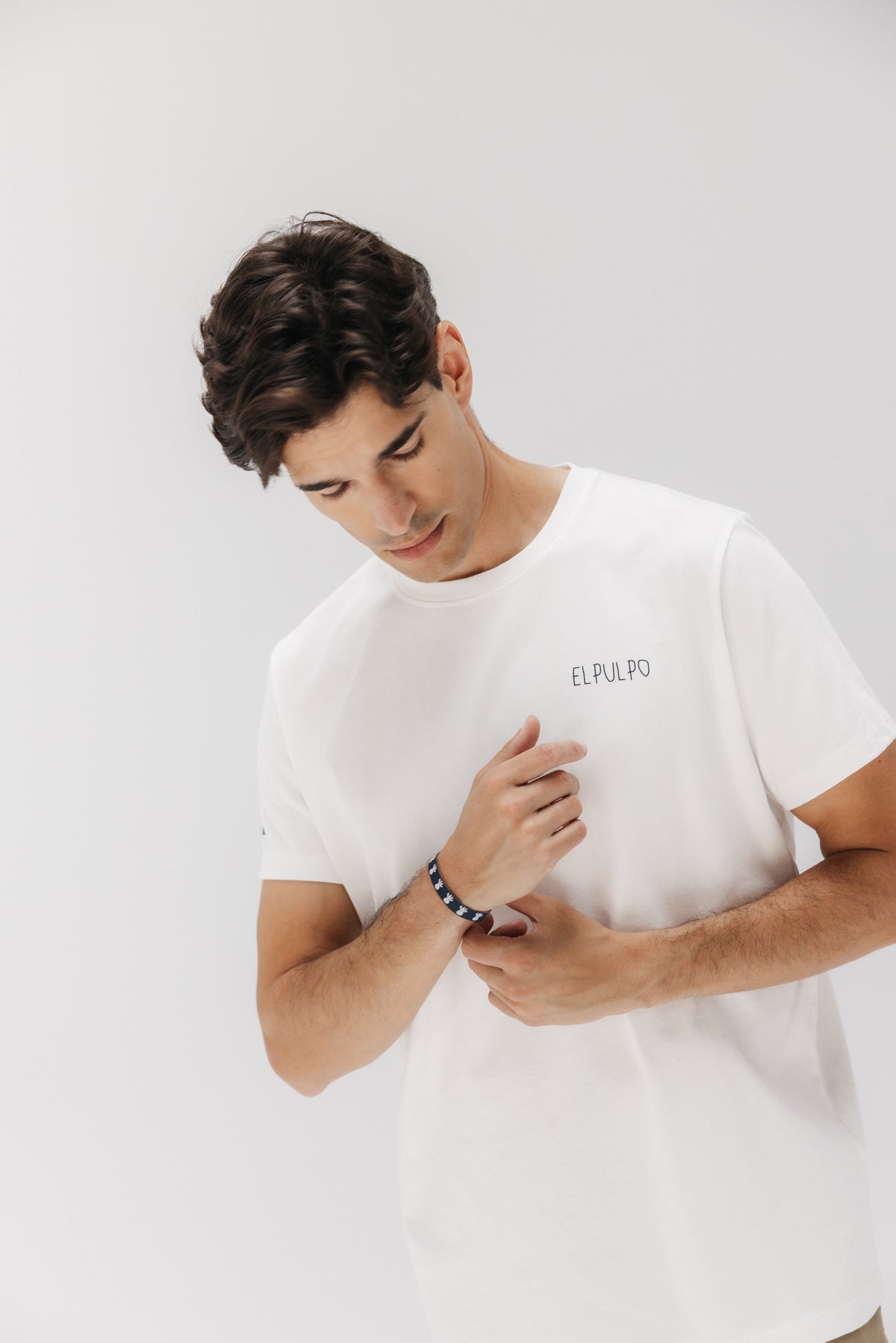 CAMISETA PARCHE PALAS BLANCO PURO