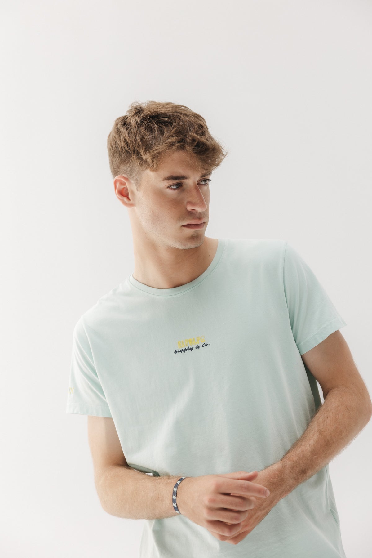 CAMISETA ESTAMPADO SALTY WAVES AZUL TURQUESA