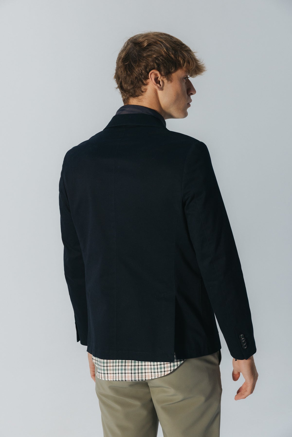 AMERICANA PECHERA DESMONTABLE AZUL MARINO