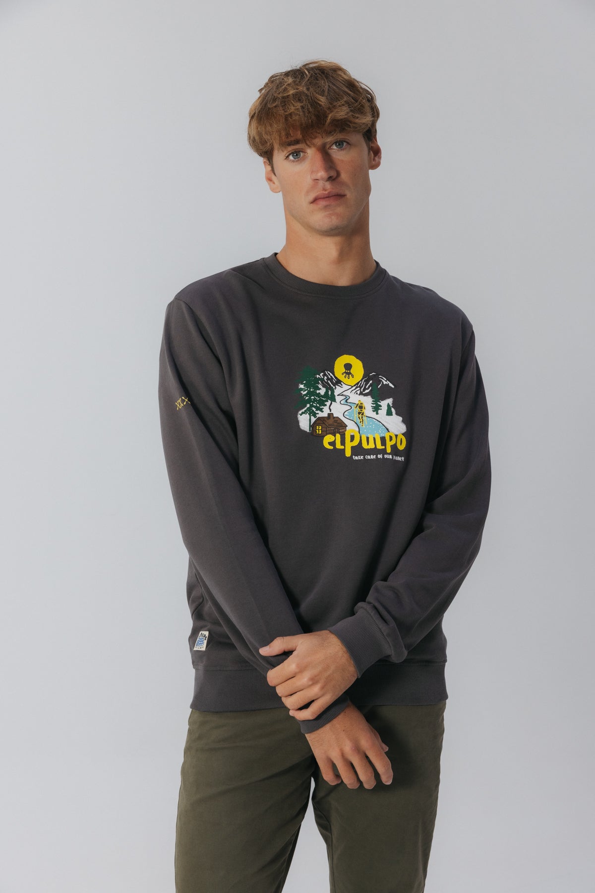 SUDADERA ELPULPO HIKE ANTRACITA