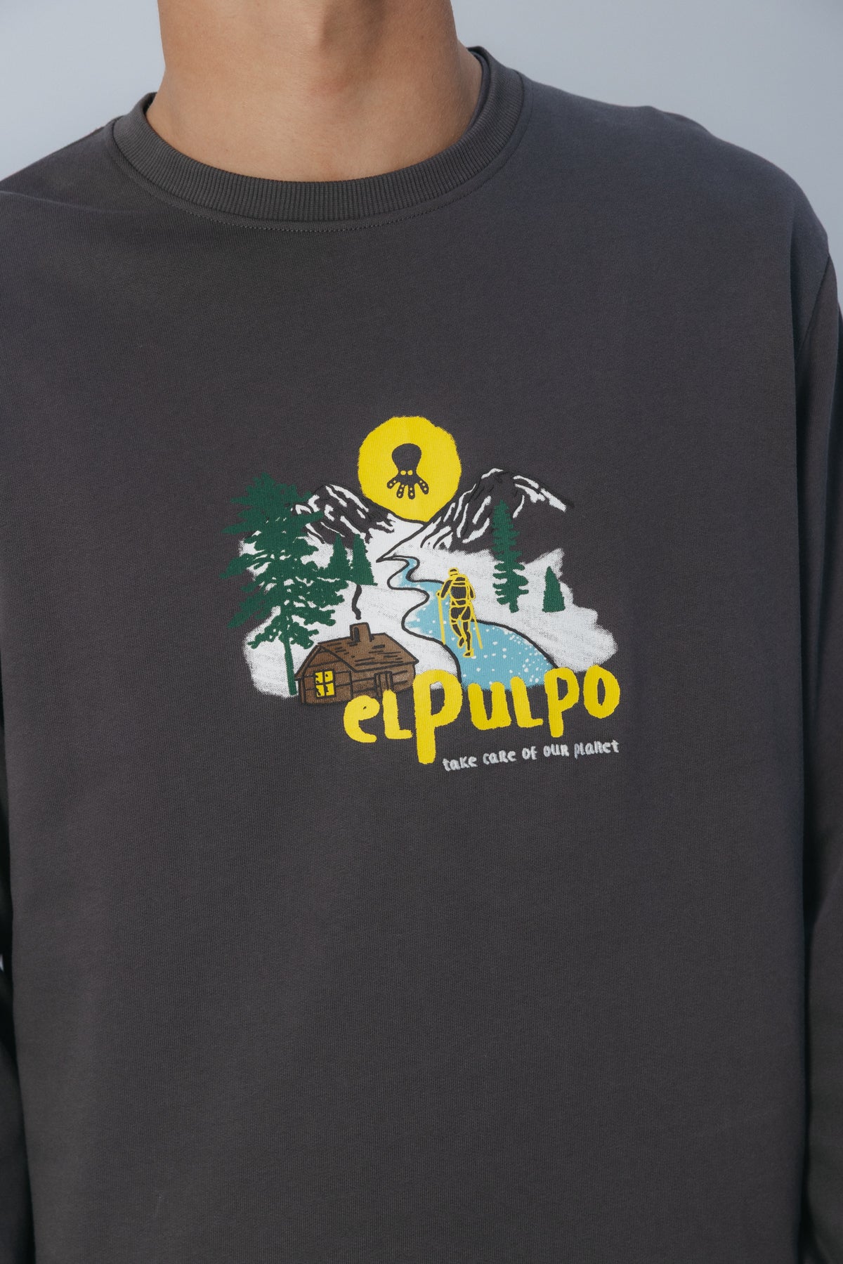 SUDADERA ELPULPO HIKE ANTRACITA