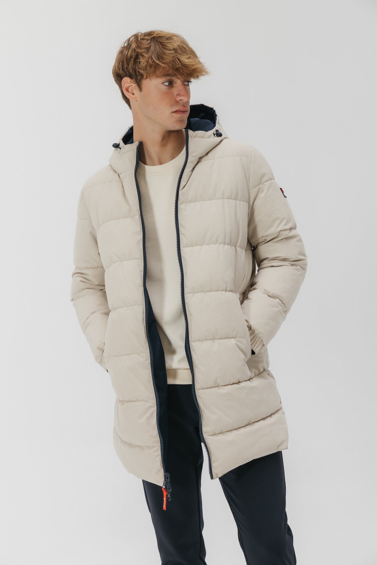 PLUMÍFERO ACOLCHADO ÁRTICO REVERSIBLE AZUL MARINO