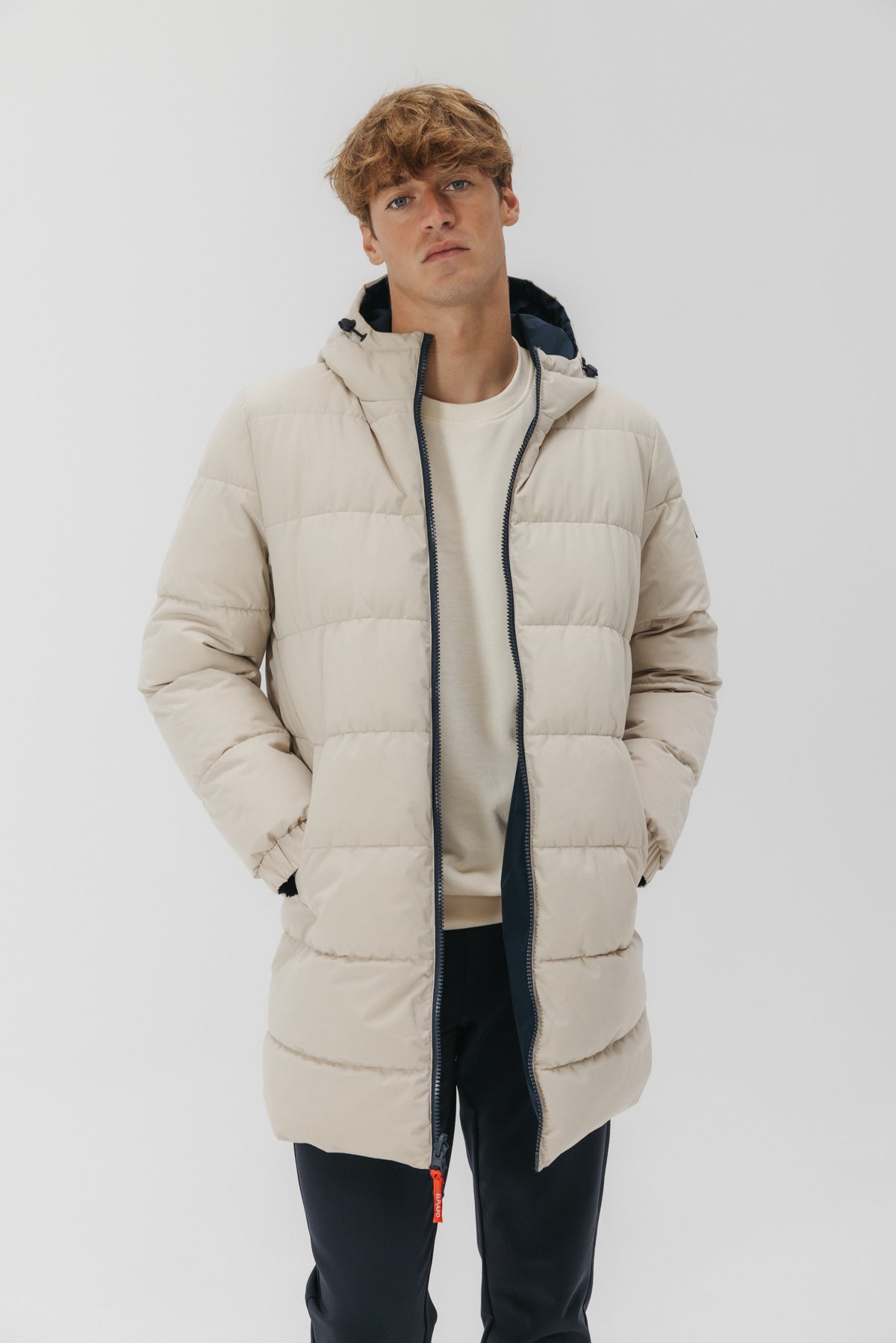 PLUMÍFERO ACOLCHADO ÁRTICO REVERSIBLE AZUL MARINO