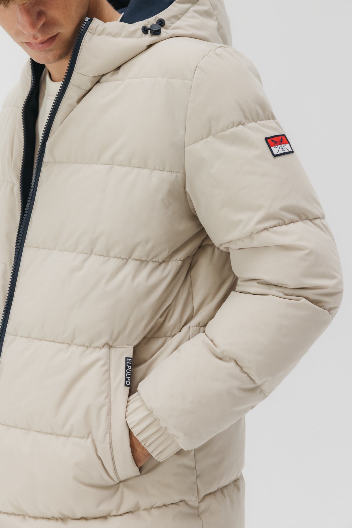 PLUMÍFERO ACOLCHADO ÁRTICO REVERSIBLE AZUL MARINO