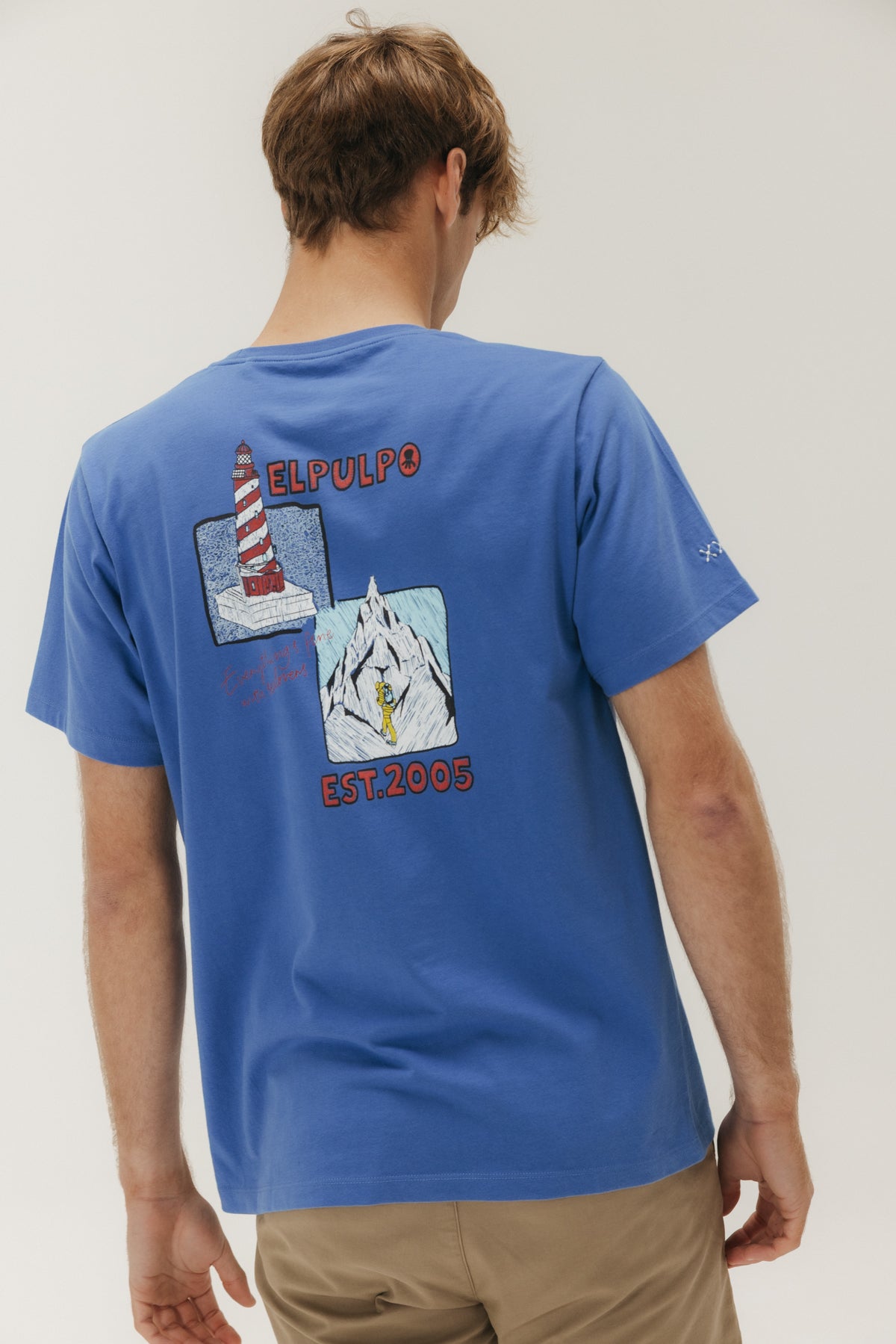 CAMISETA FARO POLAR AZUL ELÉCTRICO