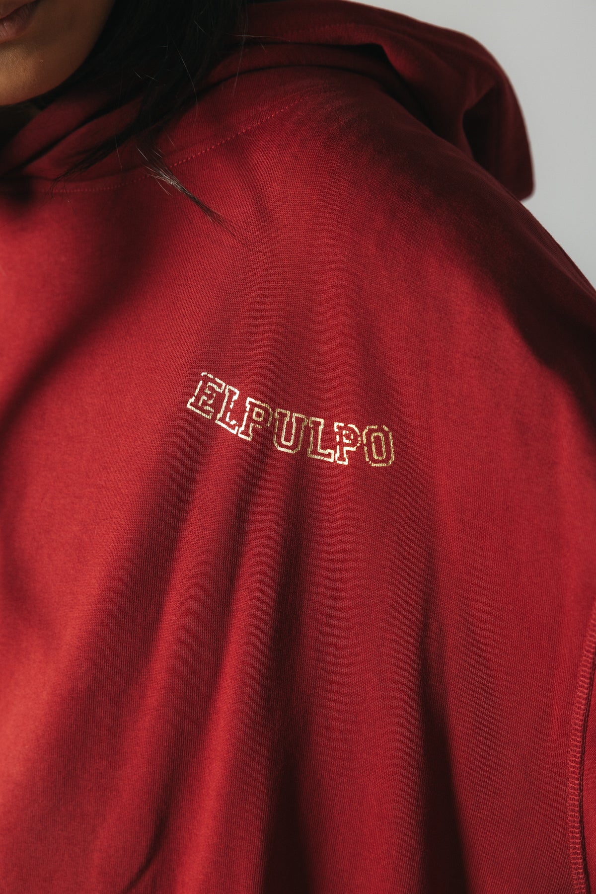 SUDADERA CAPUCHA TEEN ALAS GRANATE