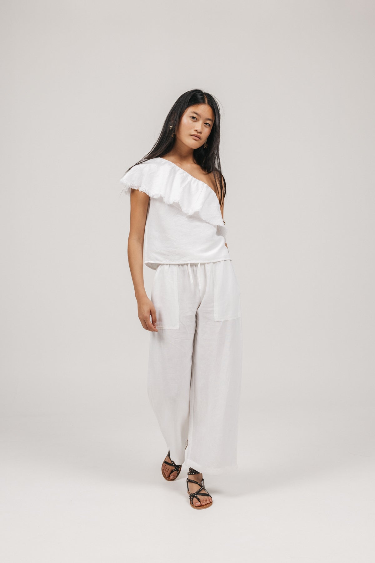 TOP TEEN VOLANTE DESFLECADO BLANCO PURO