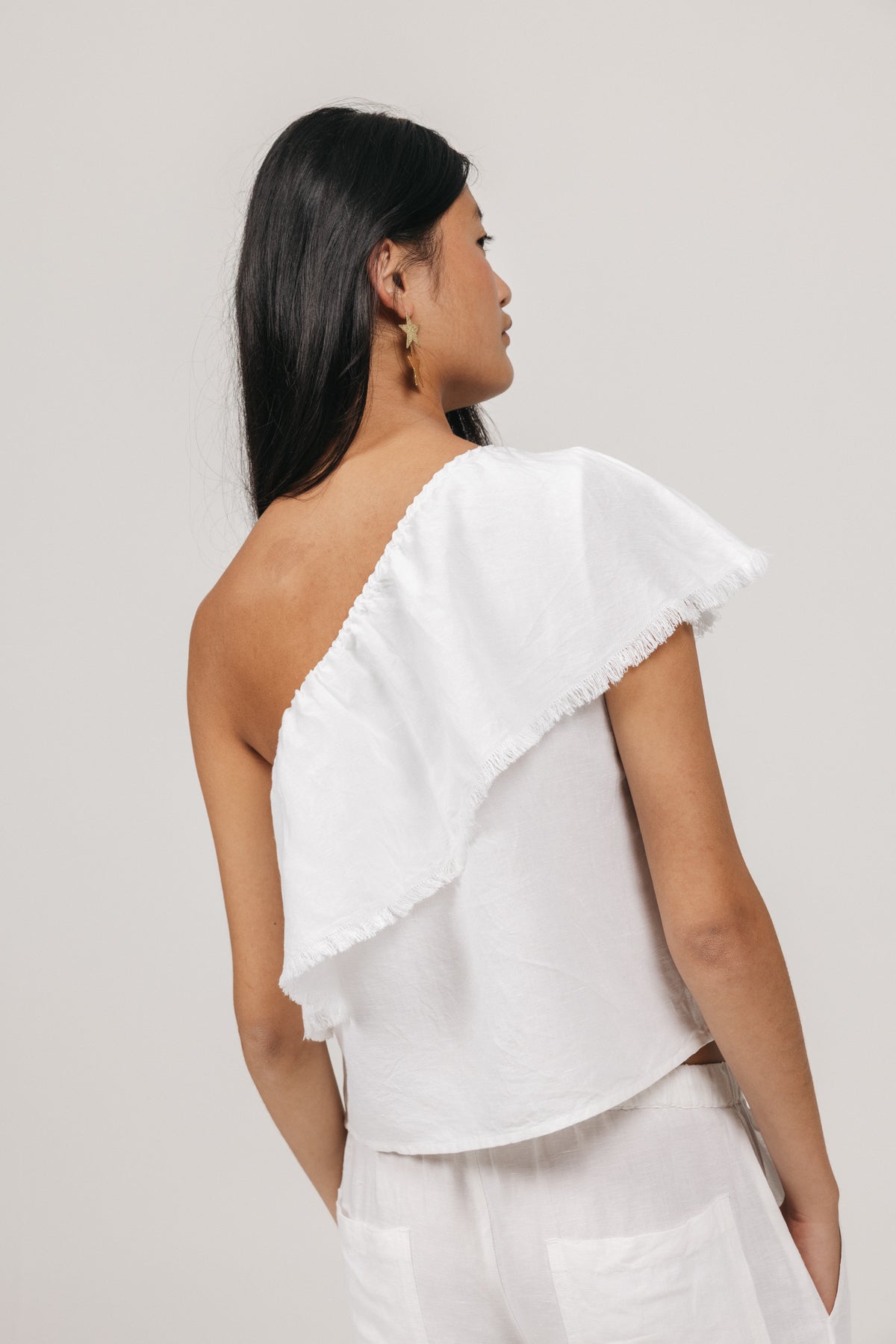 TOP TEEN VOLANTE DESFLECADO BLANCO PURO