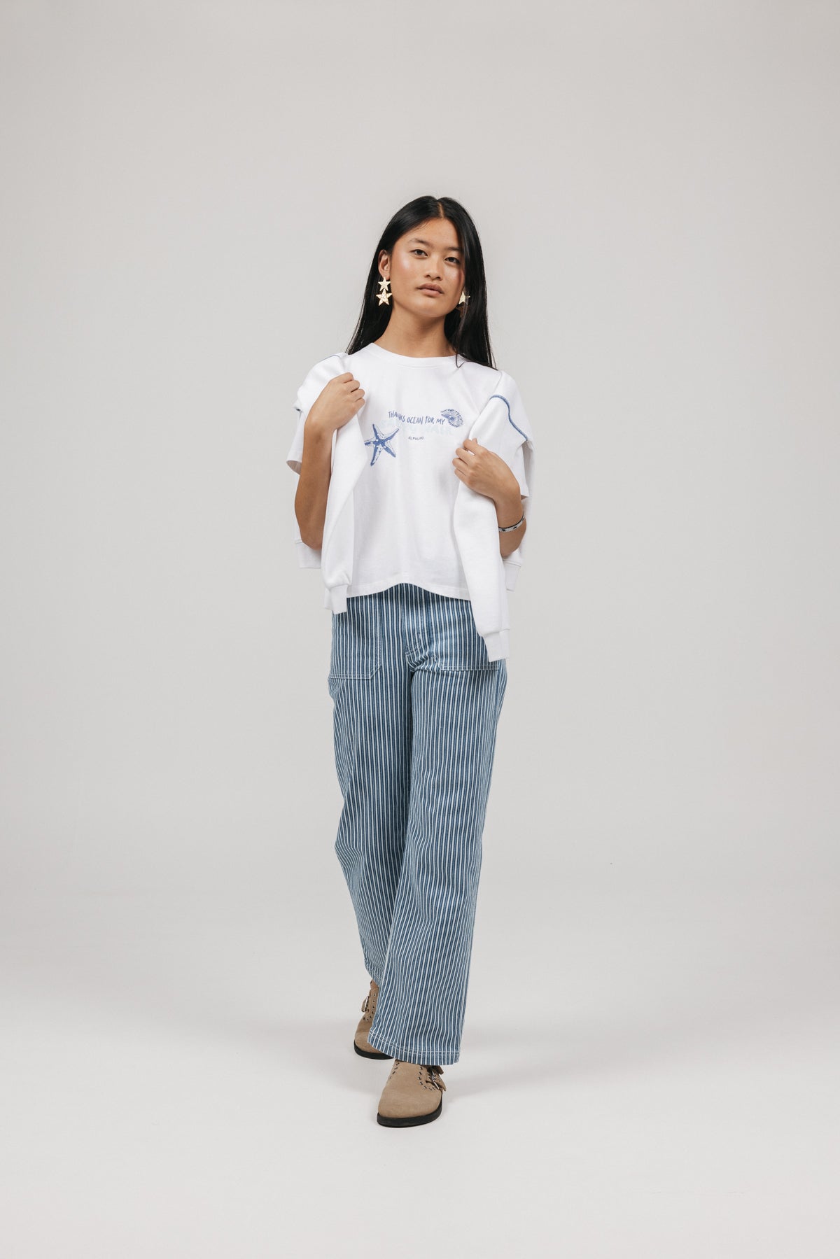 TEEN SALTY HAIR T-SHIRT PURE WHITE