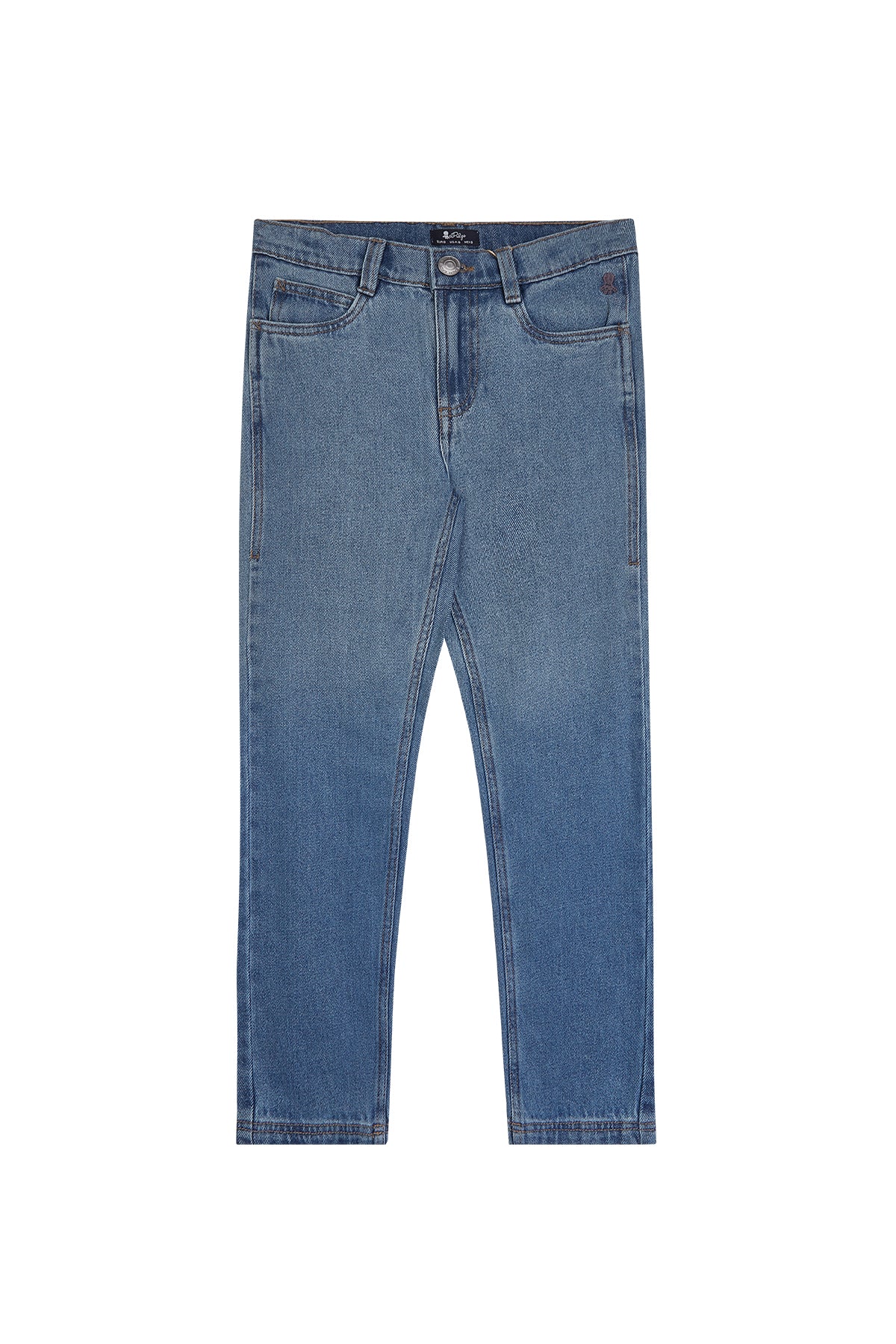 PANTALÓN NIÑO BAGGY DENIM AZUL MARINO