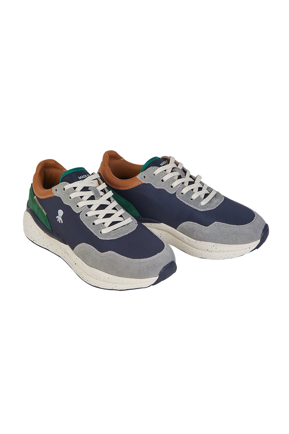 ZAPATILLA DETALLE CONTRASTE EP MUROS AZUL MARINO