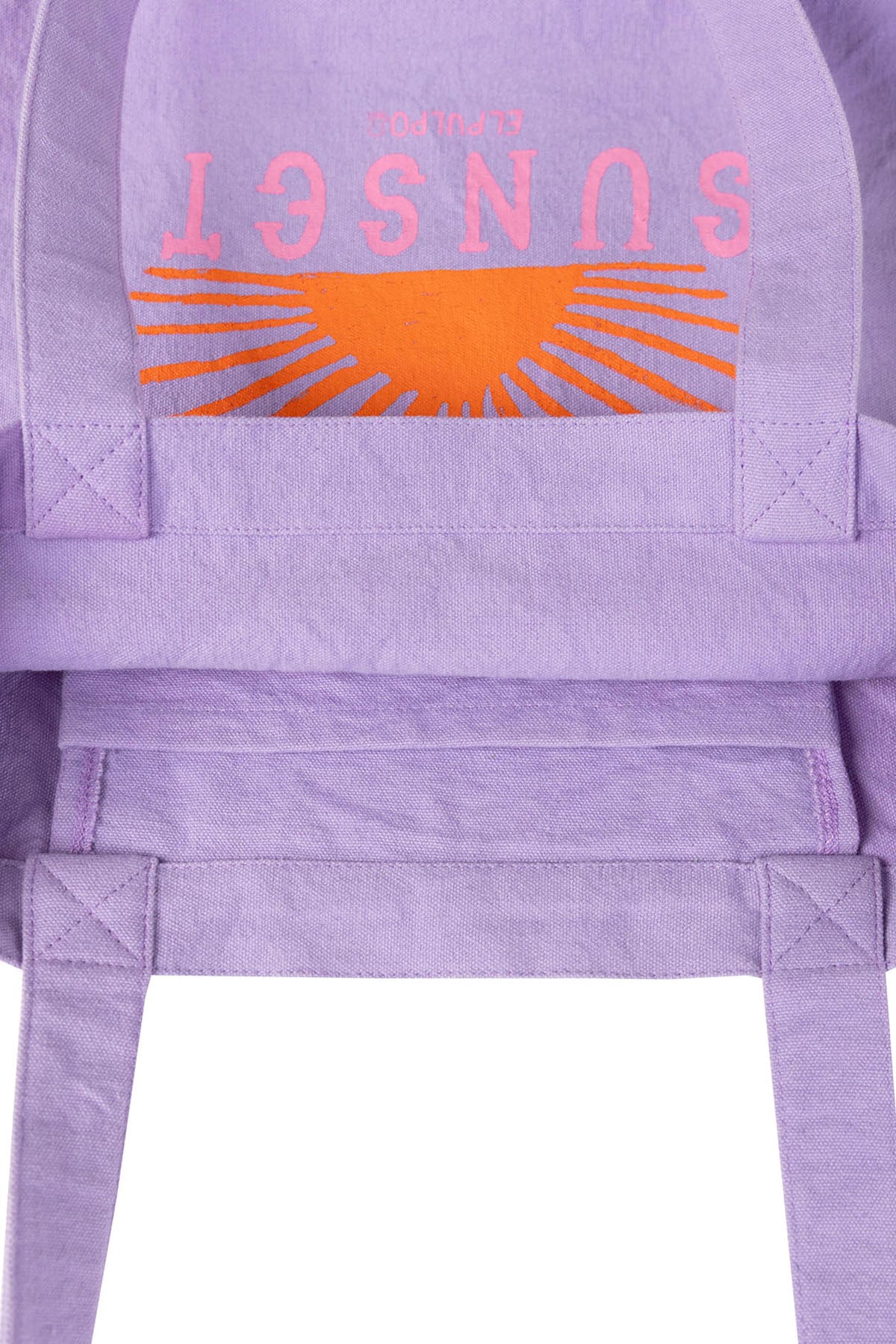 TEEN TOTE BAG WITH SUNSET LILAC PRINT