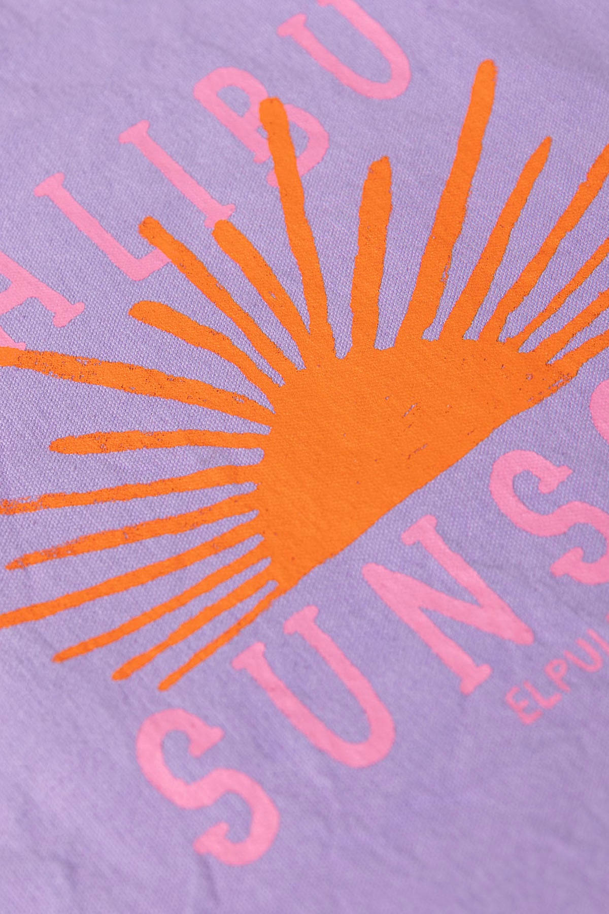 TEEN TOTE BAG WITH SUNSET LILAC PRINT
