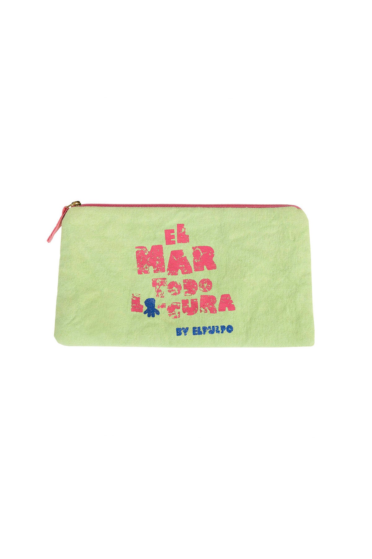 TEEN MAKEUP BAG PRINTED THE SEA ALL CRAZY LIGHT GREEN