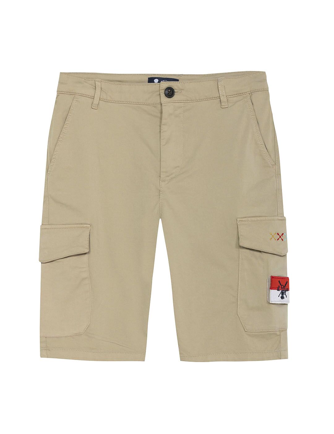 BERMUDA PATCH CARGO BEIGE