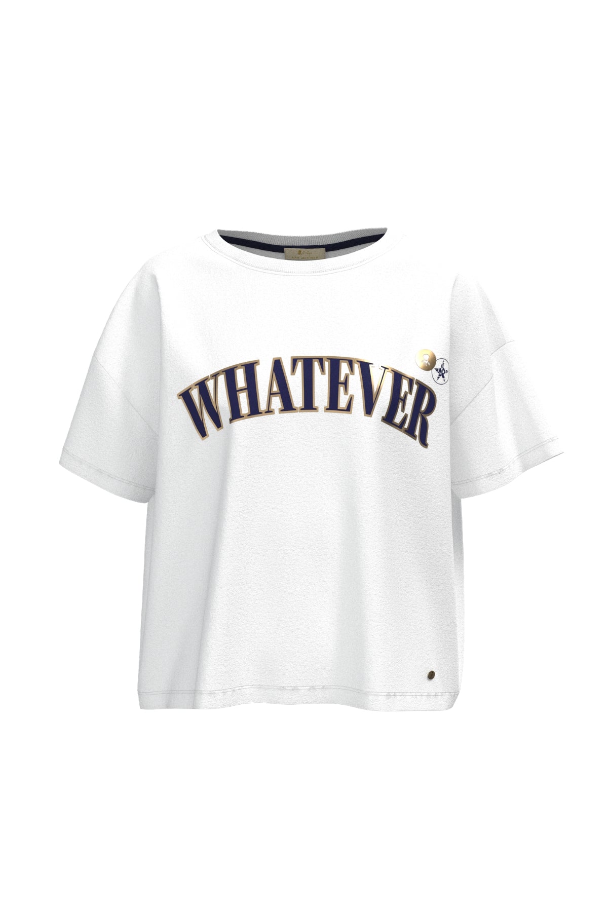 Camiseta teen whatever blanco puro