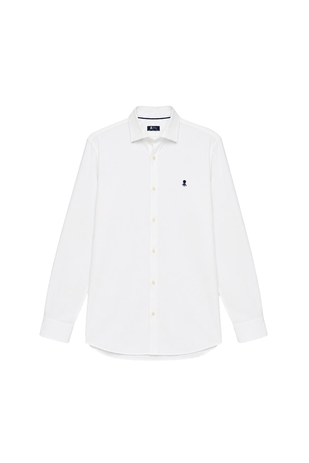CAMISA CA VESTIR POPELÍN ELÁSTICO blanco puro
