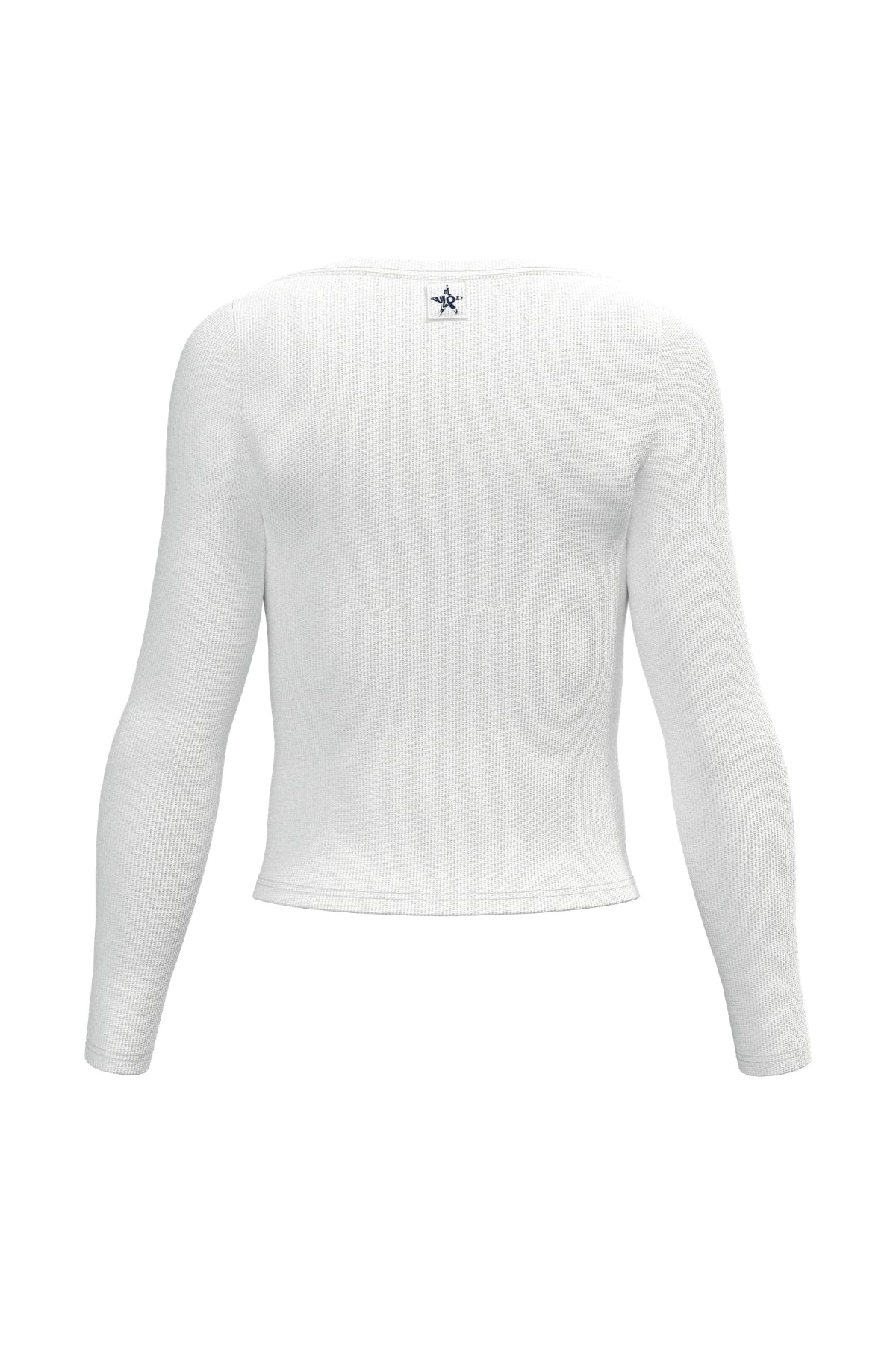 Camiseta teen escote barco blanco puro