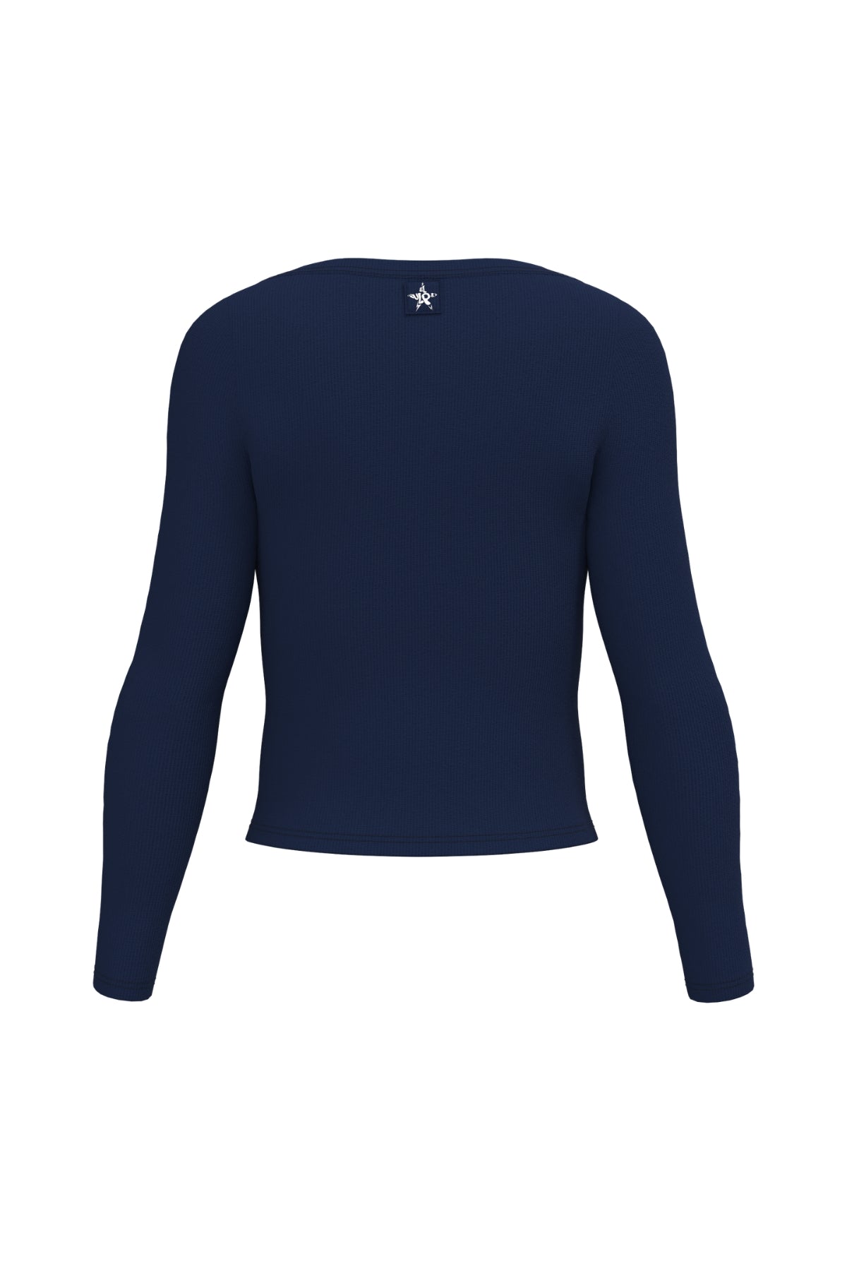 Camiseta teen escote barco azul marino