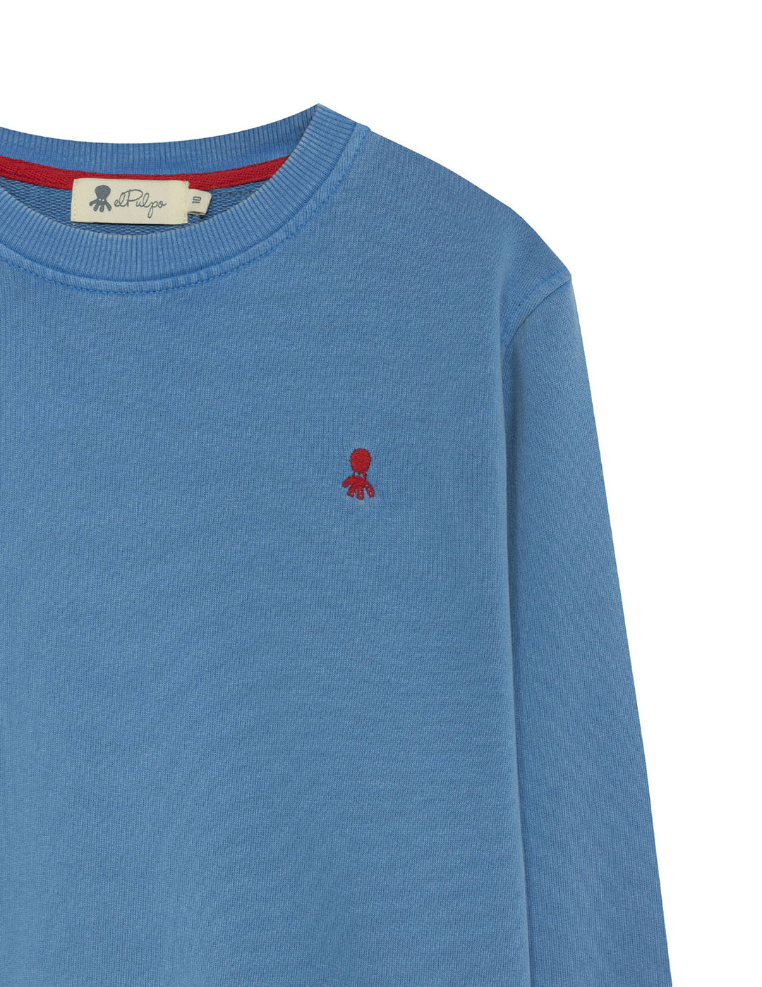 SUDADERA NIÑO BASIC CREWNECK AZUL CAPRI