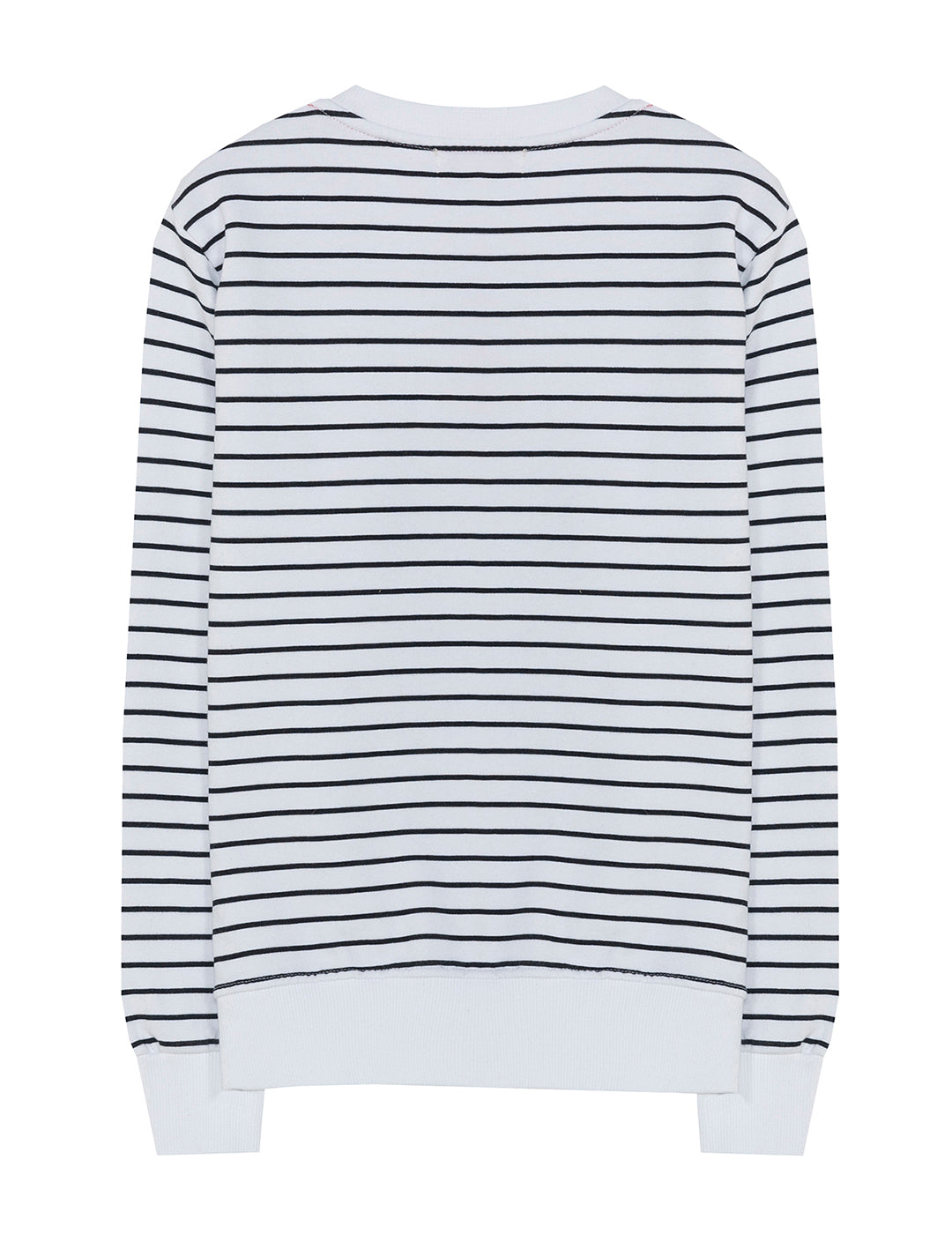 Blusa Windsurfer Crewneck Homem Branca/Ranhuras